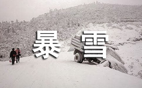 暴雪的作文