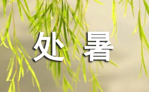 处暑节气作文