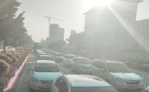 【推荐】堵车的作文