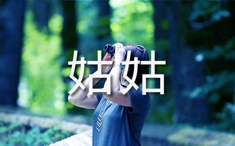 姑姑,我想对你说作文