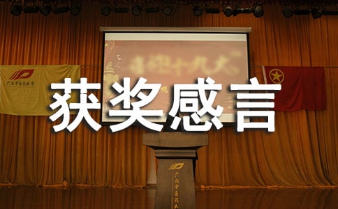 获奖感言的作文(15篇)