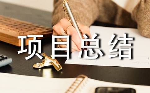 项目总结报告范例【5篇】