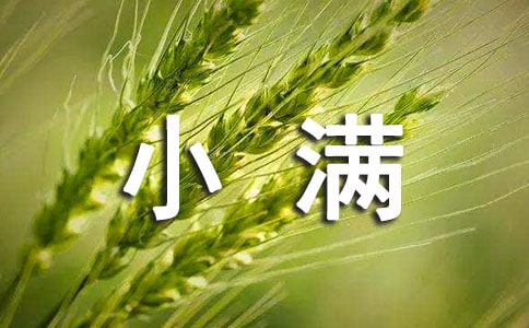 关于小满的句子10篇
